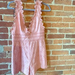 Forever 21 Plunge Neck Romper